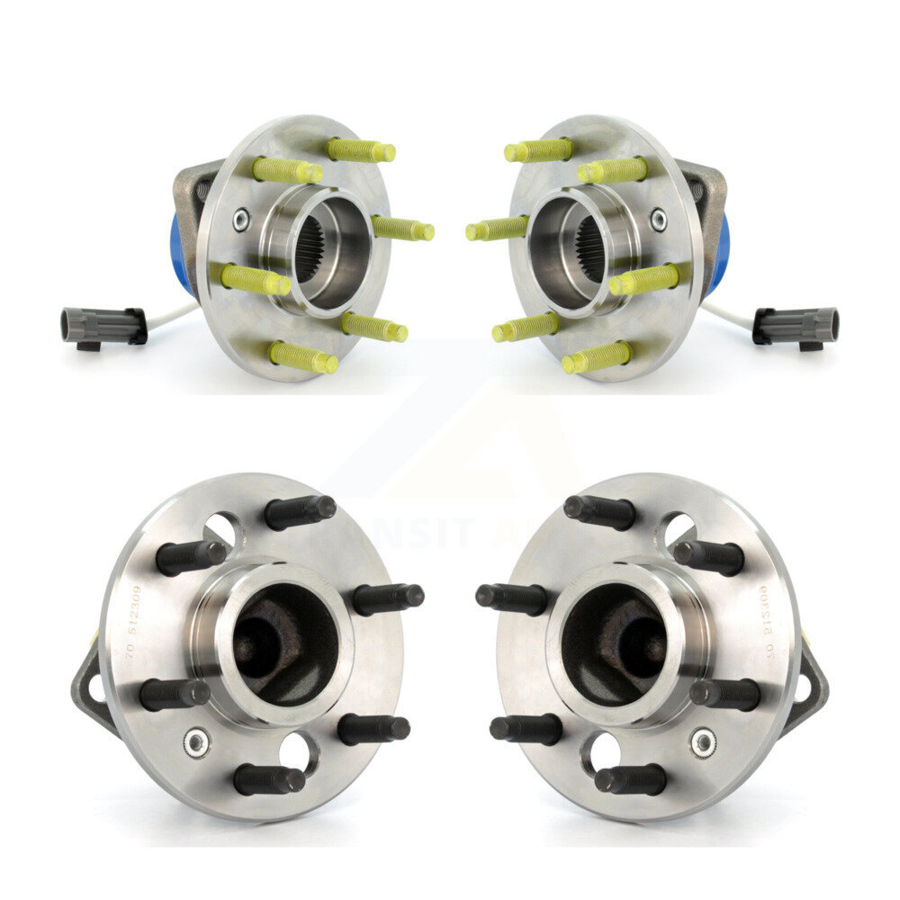 Front Rear Wheel Bearing & Hub Assembly Kit For Pontiac Montana Chevrolet Uplander Buick K70-101228