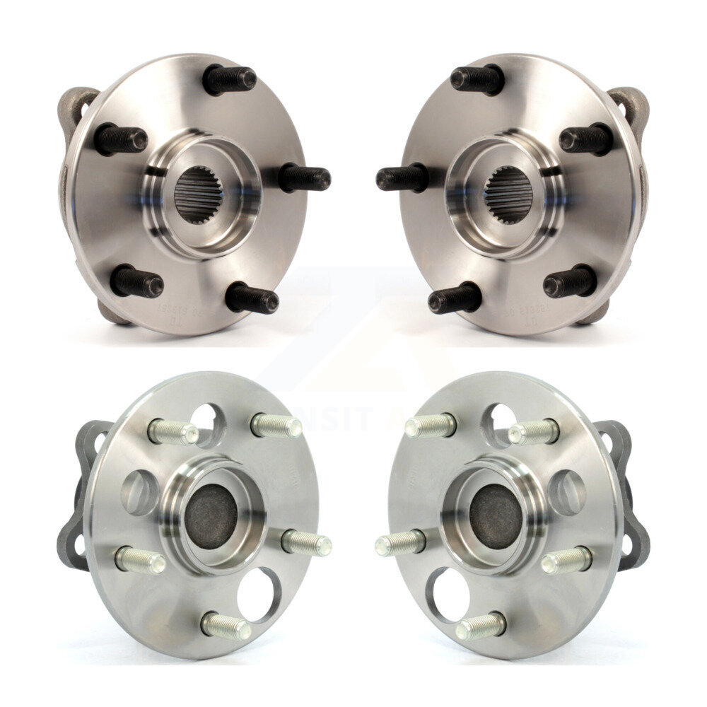 Front Rear Wheel Bearing & Hub Assembly Kit For 2008-2015 Scion xB K70-101244