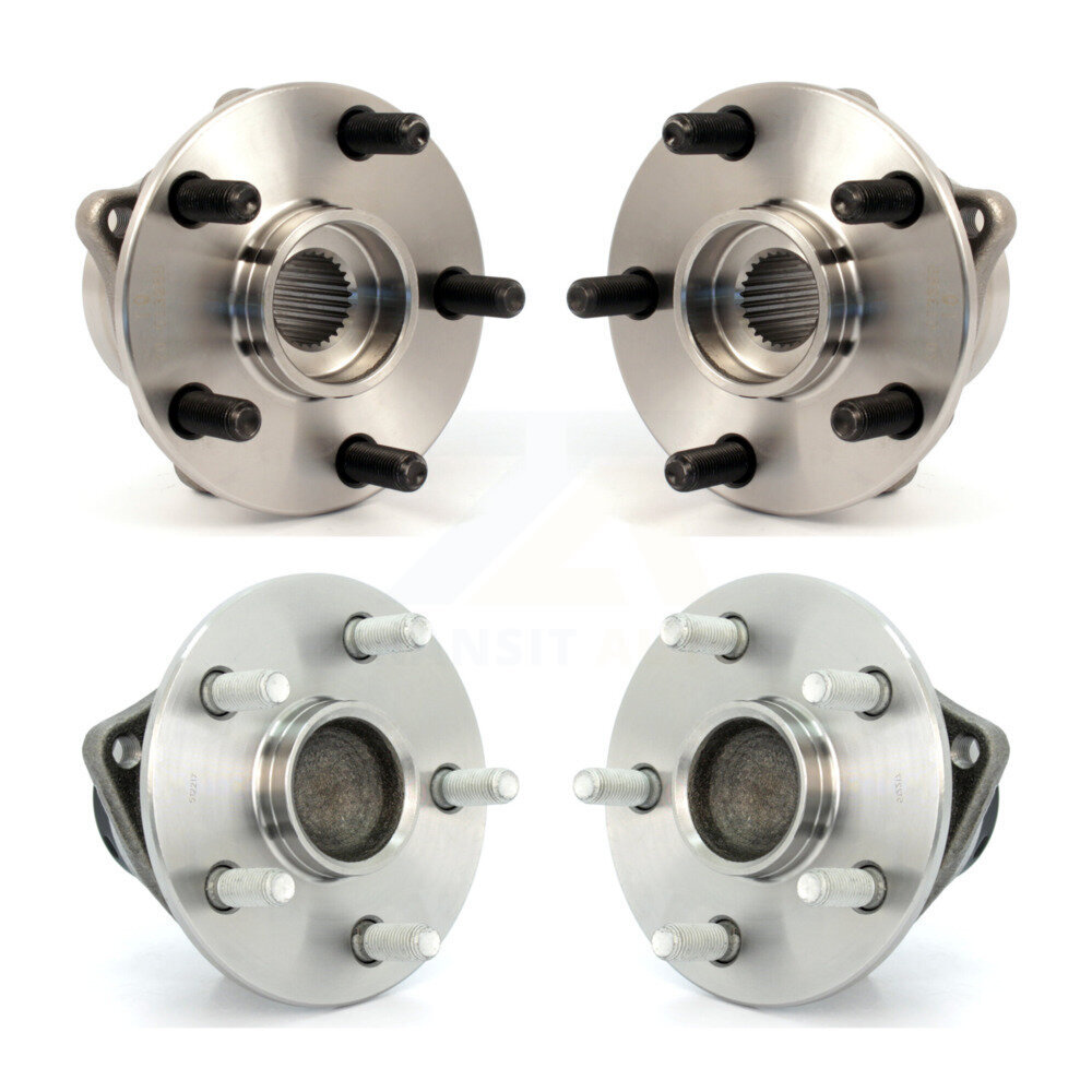 Front Rear Wheel Bearing & Hub Assembly Kit For 2004-2009 Toyota Prius K70-101254