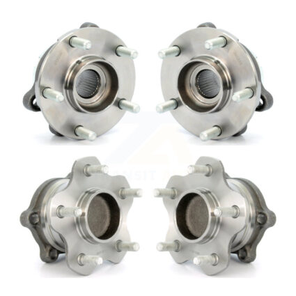 Front Rear Wheel Bearing & Hub Assembly Kit For Nissan Altima Pathfinder Murano INFINITI K70-101266