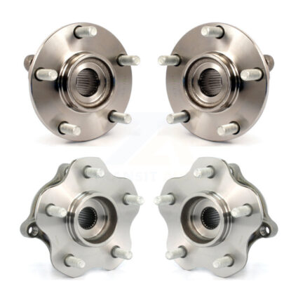 Front Rear Wheel Bearing & Hub Assembly Kit For 2008-2013 Nissan Rogue AWD K70-101269