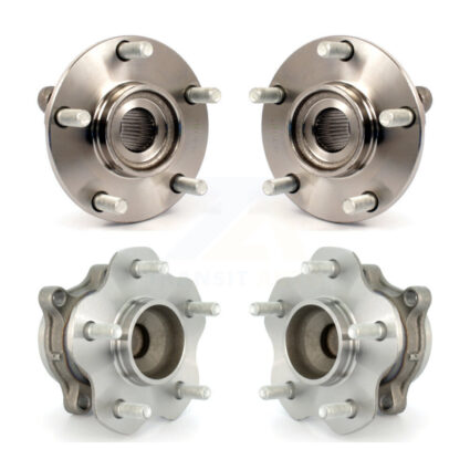 Front Rear Wheel Bearing & Hub Assembly Kit For 2007-2012 Nissan Sentra 2.5L K70-101270