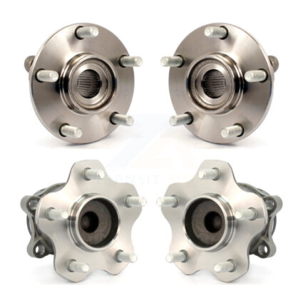 Front Rear Wheel Bearing & Hub Assembly Kit For Nissan Rogue Select FWD K70-101271