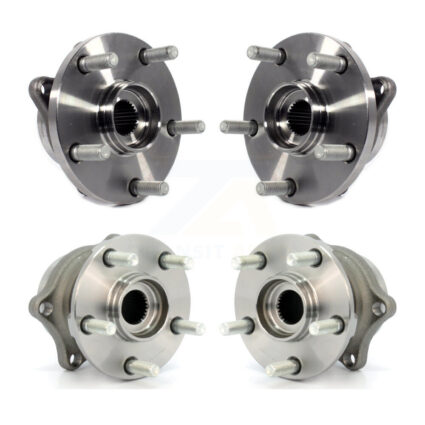 Front Rear Wheel Bearing & Hub Assembly Kit For Subaru Impreza WRX STI K70-101273