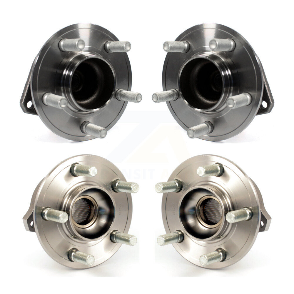 Front Rear Wheel Bearing & Hub Assembly Kit For Dodge Chrysler 300 Charger Challenger K70-101280