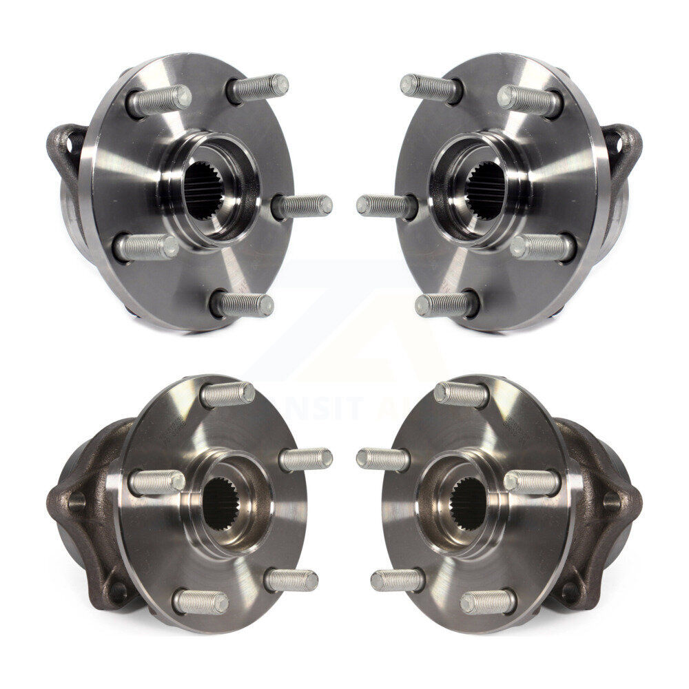Front Rear Wheel Bearing & Hub Assembly Kit For Subaru Outback Forester Legacy Ascent K70-101358