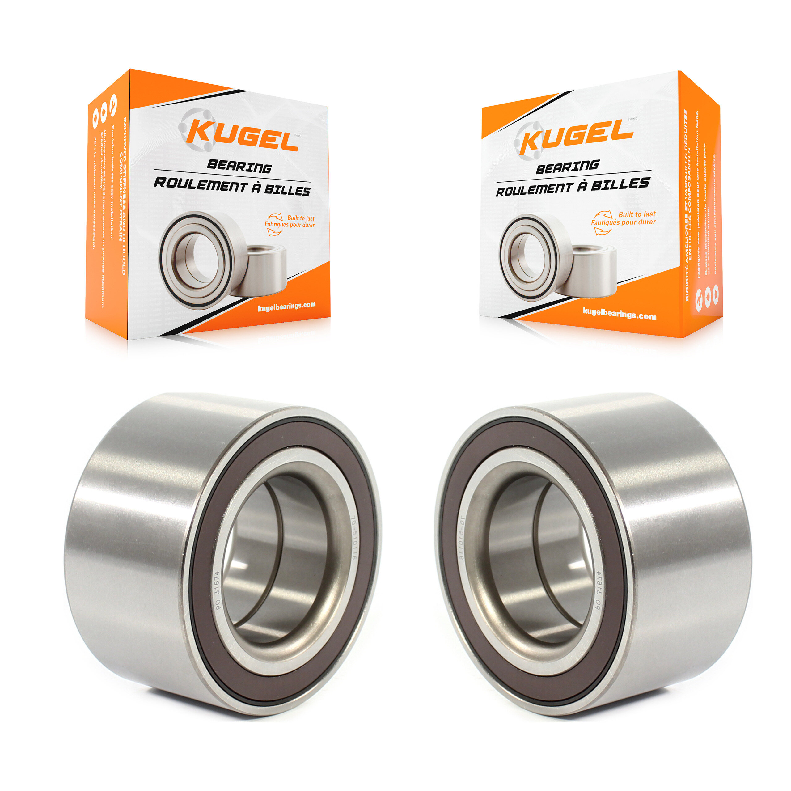 Rear Wheel Bearing Pair For Jeep Grand Cherokee Mercedes-Benz Dodge Durango ML350 GLE400 K70-101364
