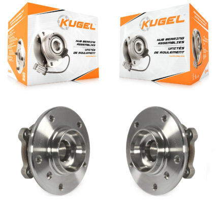 Front Wheel Bearing And Hub Assembly Pair For 2012-2015 BMW X1 AWD K70-101406