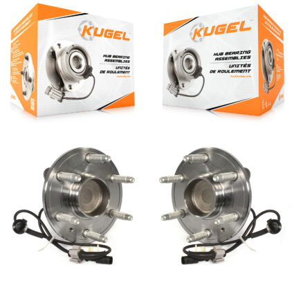 Front Wheel Bearing Hub Assembly Pair For GMC Chevrolet Sierra 1500 Silverado Tahoe Yukon K70-101418
