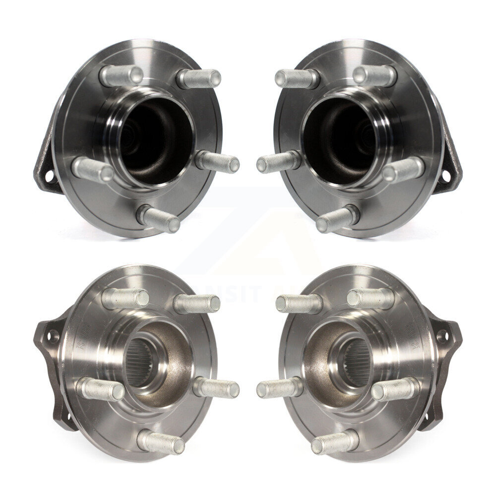 Front Rear Wheel Bearing & Hub Assembly Kit For Dodge Charger Challenger Chrysler 300 K70-101430