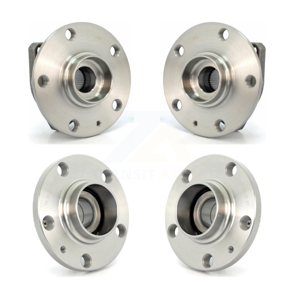 Front Rear Wheel Bearing & Hub Assembly Kit For 2007-2009 Volkswagen Golf City K70-101446