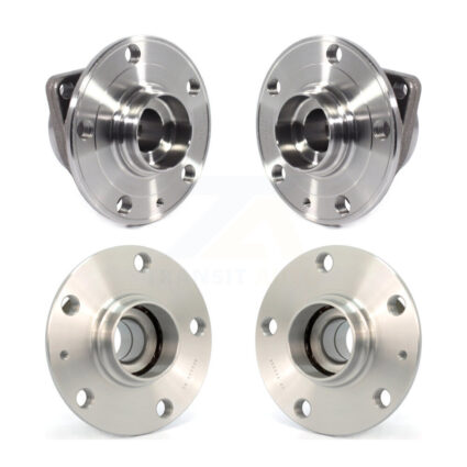 Front Rear Wheel Bearing & Hub Assembly Kit For Volkswagen Golf Jetta SportWagen GTI Audi K70-101465