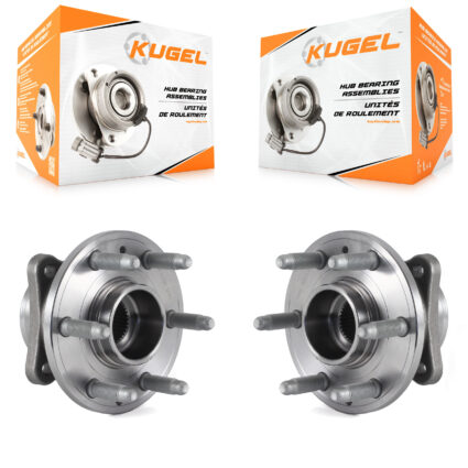 Front Wheel Bearing And Hub Assembly Pair For 2015-2022 Chevrolet Colorado GMC Canyon 4WD K70-101493