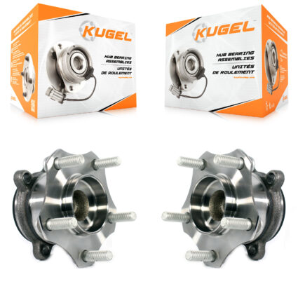 Rear Wheel Bearing & Hub Assembly Pair For Mazda 3 Sport Vehicles Manufactured In Mexico K70-101507