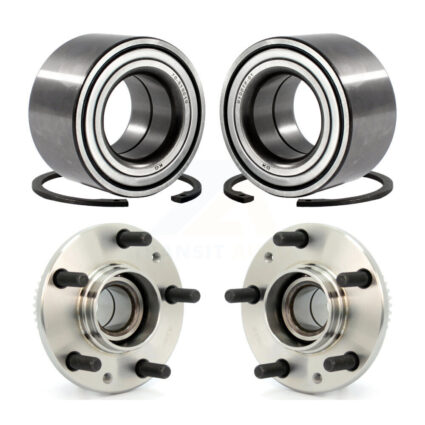 Front Rear Wheel Bearing And Hub Assembly Kit For Ford Fusion Mazda 6 Lincoln MKZ Zephyr K70-101529