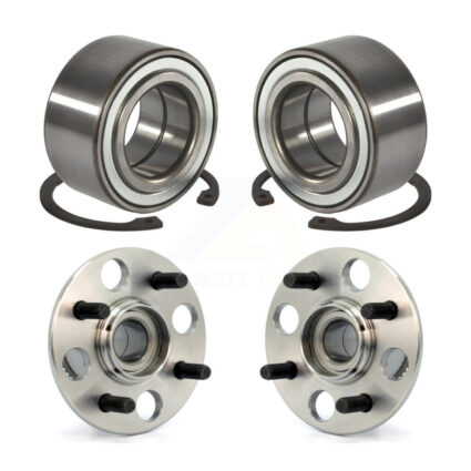 Front Rear Wheel Bearing And Hub Assembly Kit For Honda Civic Acura EL K70-101546