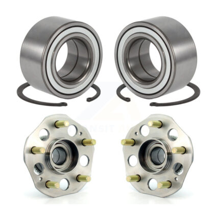 Front Rear Wheel Bearing And Hub Assembly Kit For 1997-2001 Honda Prelude K70-101561