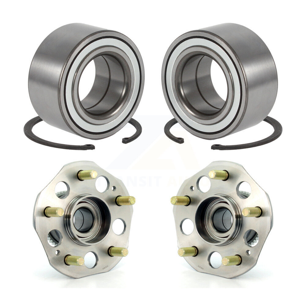 Front Rear Wheel Bearing And Hub Assembly Kit For 1997-2001 Honda Prelude K70-101561