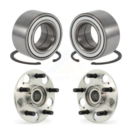 Front Rear Wheel Bearing And Hub Assembly Kit For Honda Accord Acura TL K70-101564