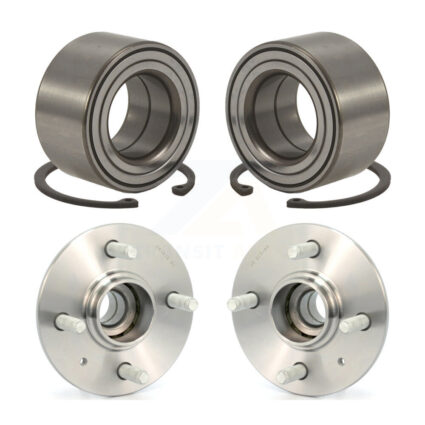 Front Rear Wheel Bearing And Hub Assembly Kit For Hyundai Accent K70-101568