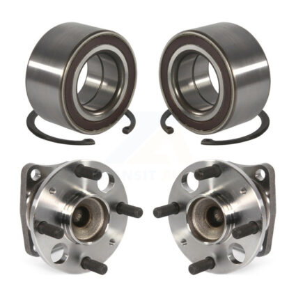 Front Rear Wheel Bearing And Hub Assembly Kit For 2011-2014 Mazda 2 K70-101572