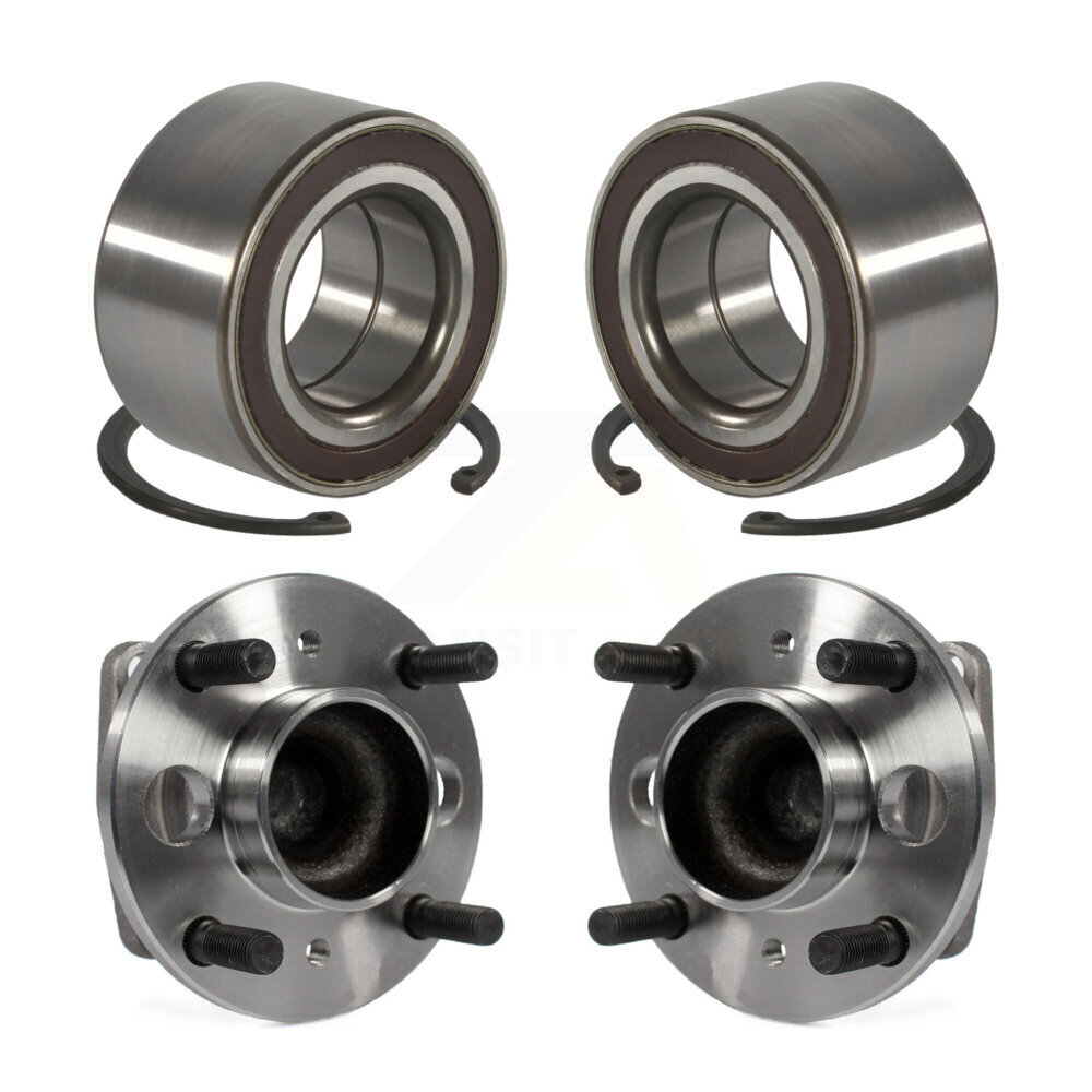 Front Rear Wheel Bearing And Hub Assembly Kit For Ford Fiesta K70-101573