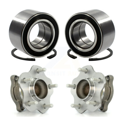 Front Rear Wheel Bearing And Hub Assembly Kit For Nissan Altima Maxima K70-101577