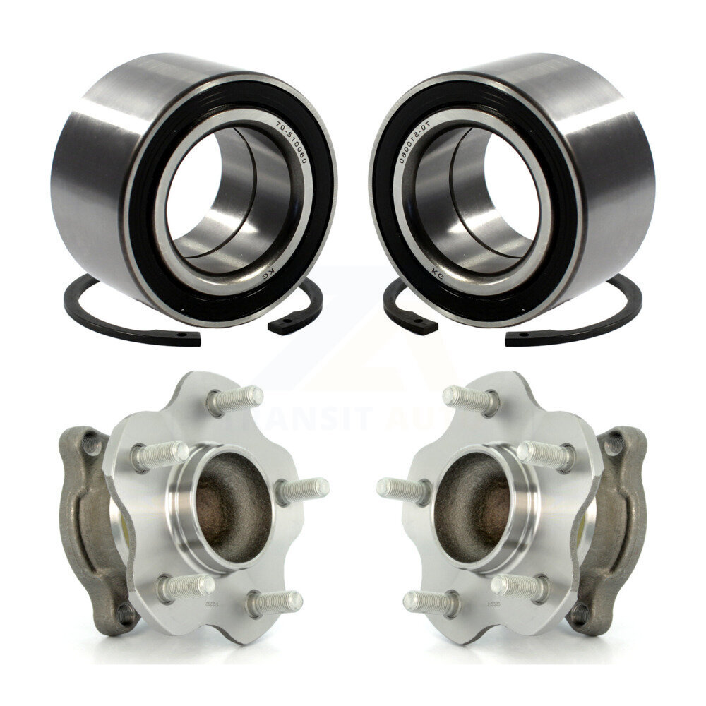 Front Rear Wheel Bearing And Hub Assembly Kit For Nissan Altima Maxima K70-101577