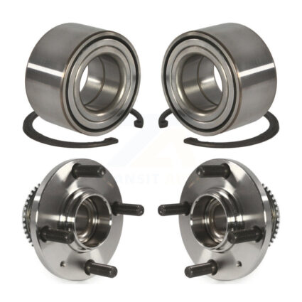 Front Rear Wheel Bearing And Hub Assembly Kit For 2002-2007 Mitsubishi Lancer ES K70-101578