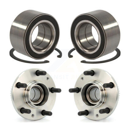 Front Rear Wheel Bearing And Hub Assembly Kit For 2006-2007 Mazda 6 Mazdaspeed K70-101583