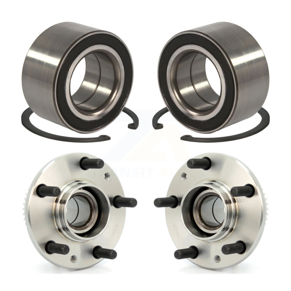 Front Rear Wheel Bearing And Hub Assembly Kit For 2006-2007 Mazda 6 Mazdaspeed K70-101583