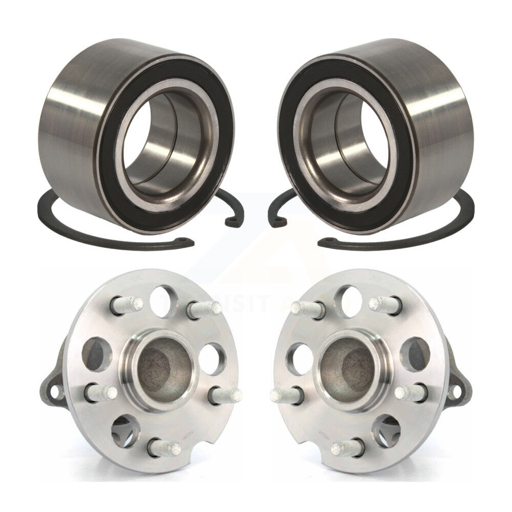 Front Rear Wheel Bearing And Hub Assembly Kit For 2004-2010 Toyota Sienna FWD K70-101584