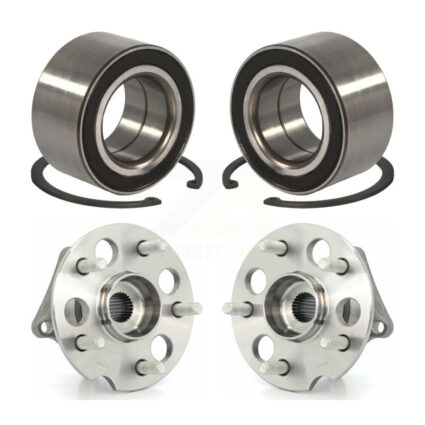 Front Rear Wheel Bearing And Hub Assembly Kit For 2004-2010 Toyota Sienna AWD K70-101585