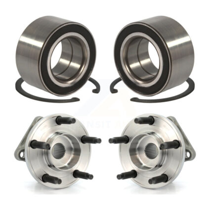 Front Rear Wheel Bearing And Hub Assembly Kit For 2007-2010 Ford Edge Lincoln MKX AWD K70-101588