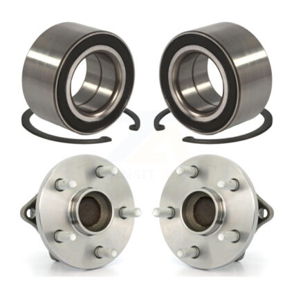 Front Rear Wheel Bearing And Hub Assembly Kit For 2009-2012 Toyota Corolla 2.4L K70-101592