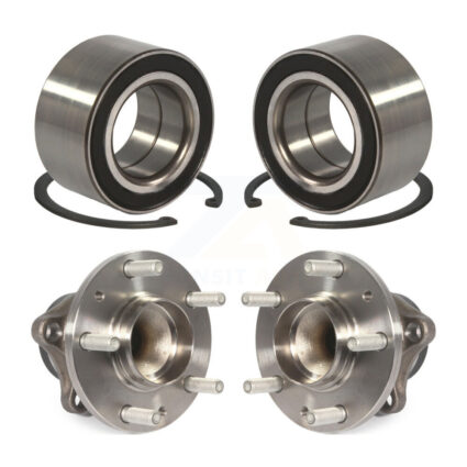 Front Rear Wheel Bearing And Hub Assembly Kit For 2007-2015 Mazda CX-9 FWD K70-101596