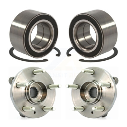Front Rear Wheel Bearing And Hub Assembly Kit For Ford Edge Lincoln MKX K70-101597