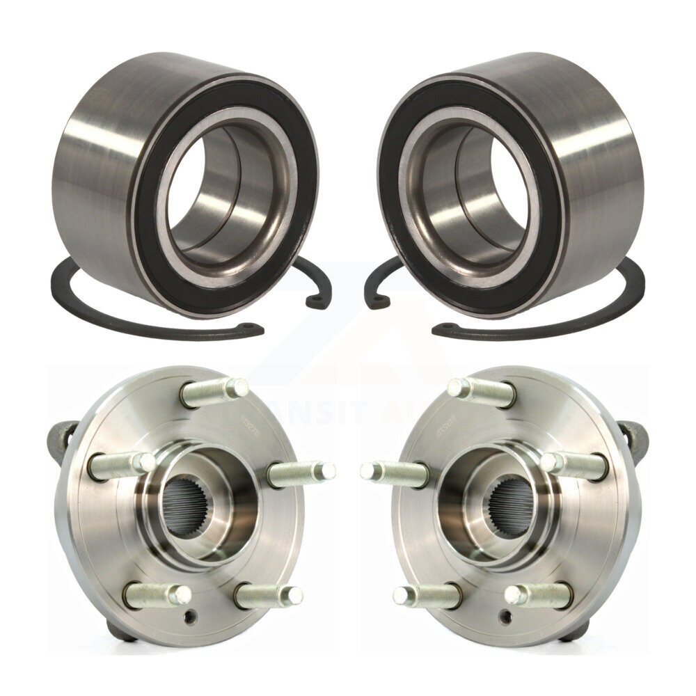 Front Rear Wheel Bearing And Hub Assembly Kit For Ford Edge Lincoln MKX K70-101597