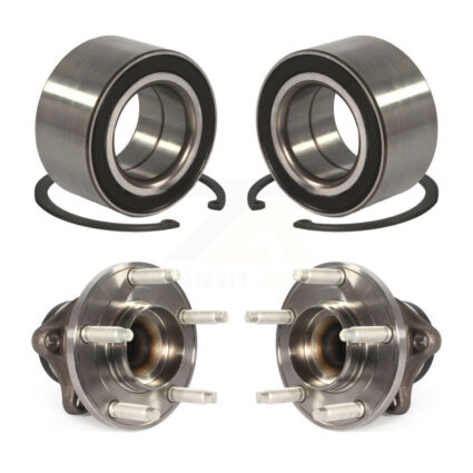 Front Rear Wheel Bearing And Hub Assembly Kit For 2009-2010 Ford Edge Lincoln MKX FWD K70-101599