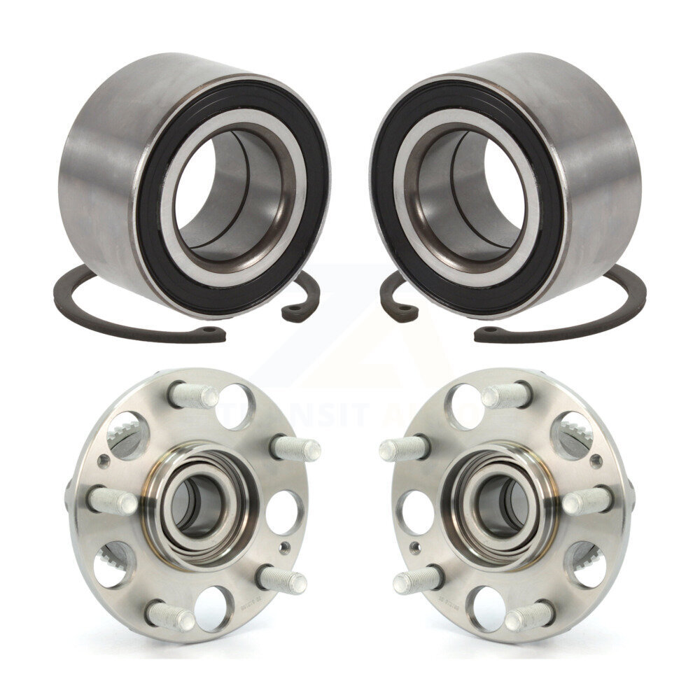 Front Rear Wheel Bearing And Hub Assembly Kit For Honda Accord Acura TL K70-101605