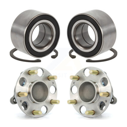 Front Rear Wheel Bearing And Hub Assembly Kit For 2006-2011 Honda Civic Acura CSX K70-101606