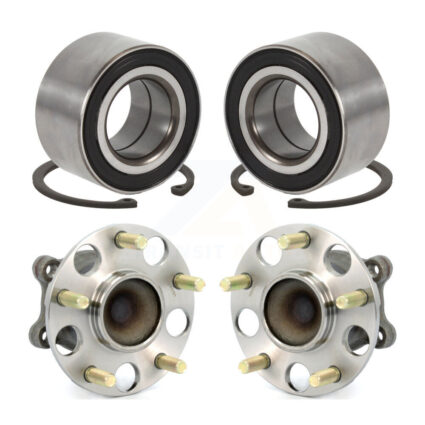 Front Rear Wheel Bearing And Hub Assembly Kit For Honda Accord Acura TSX K70-101607