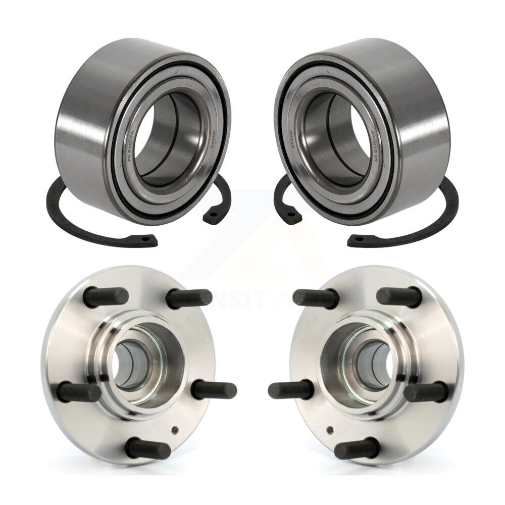 Front Rear Wheel Bearing And Hub Assembly Kit For Hyundai Tiburon K70-101612