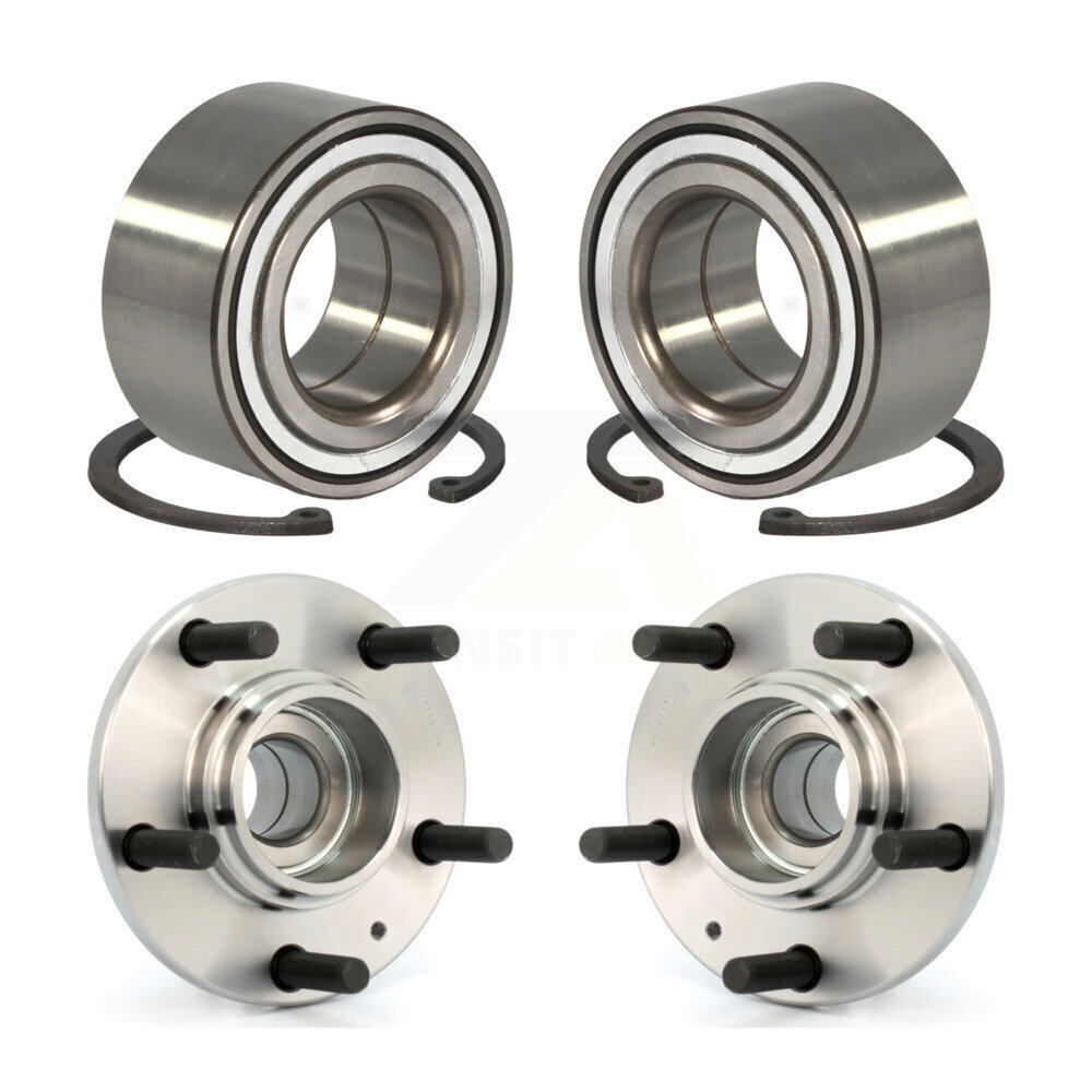 Front Rear Wheel Bearing And Hub Assembly Kit For Hyundai Tiburon K70-101617
