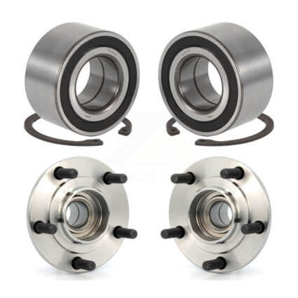 Front Rear Wheel Bearing And Hub Assembly Kit For Mitsubishi Lancer Outlander K70-101619