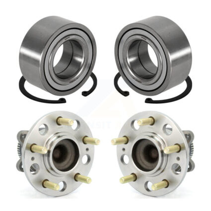Front Rear Wheel Bearing And Hub Assembly Kit For 2011 Hyundai Azera K70-101623