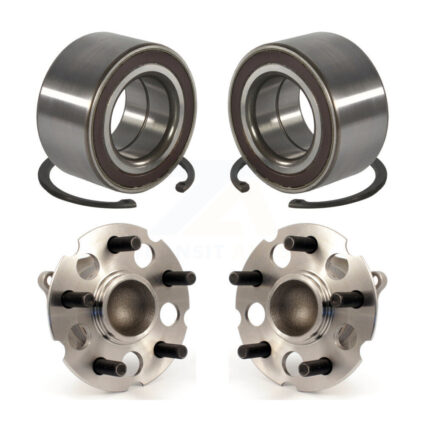 Front Rear Wheel Bearing And Hub Assembly Kit For 2005-2010 Honda Odyssey K70-101624