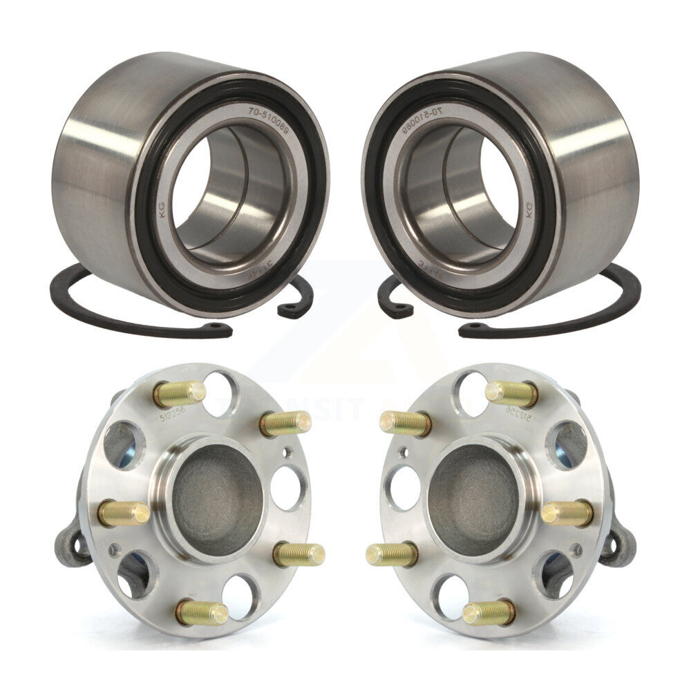 Front Rear Wheel Bearing And Hub Assembly Kit For Honda Civic K70-101625