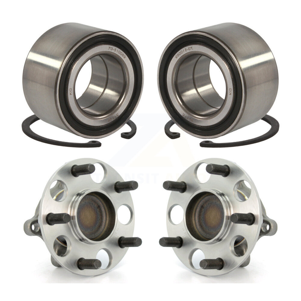 Front Rear Wheel Bearing And Hub Assembly Kit For Honda Civic K70-101626