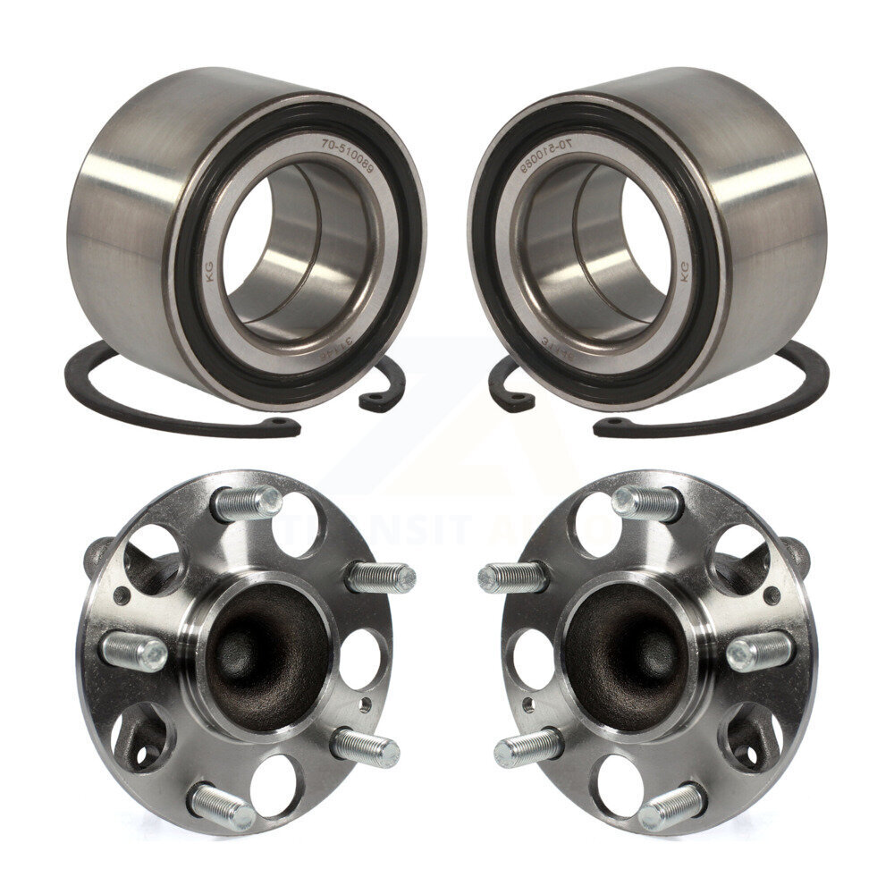 Front Rear Wheel Bearing And Hub Assembly Kit For Honda Civic Acura ILX K70-101628
